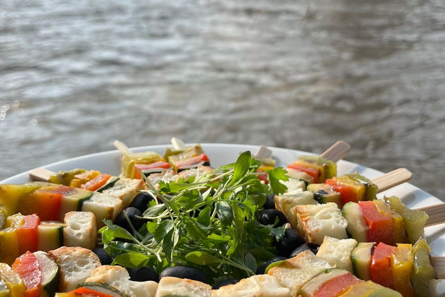 Halloumi Skewers