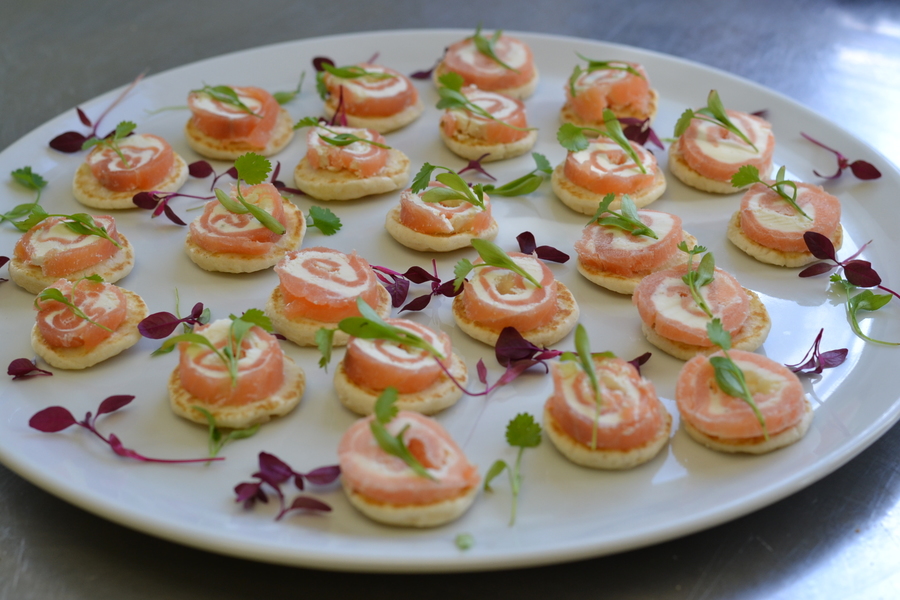 Buckwheat blini • Smoked Salmon • crème fraîche 