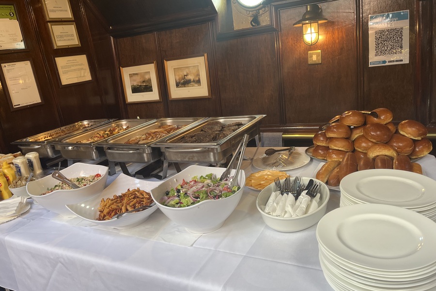 Hot Buffet Set Up